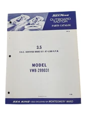 8/68 Wards Sea King 3.5 H.P Model VWB-299031 Parts Catalog MW-20