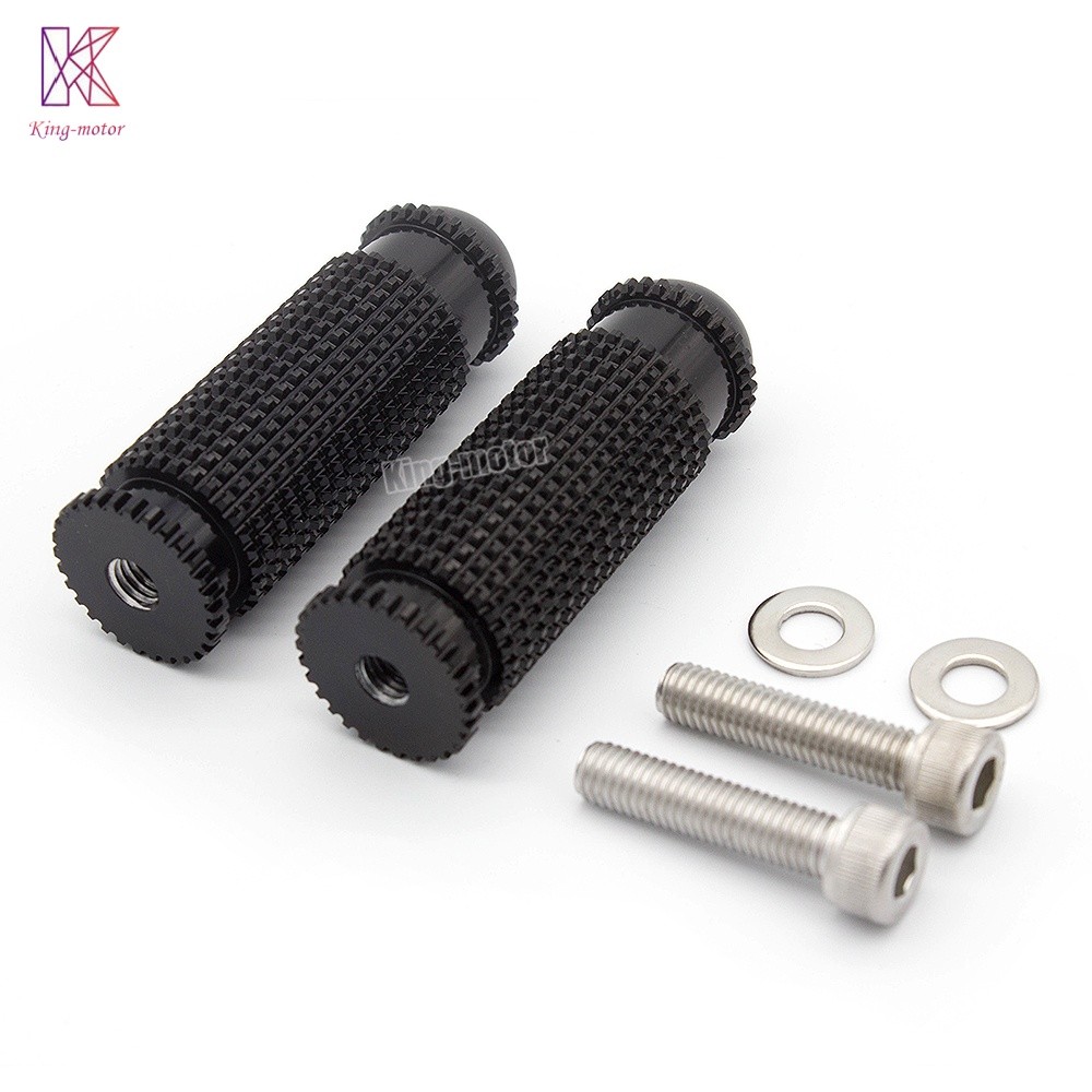 2x Universal Foot Pegs Rear set Footrest Pedal For Racing Streetbike Sport Bike