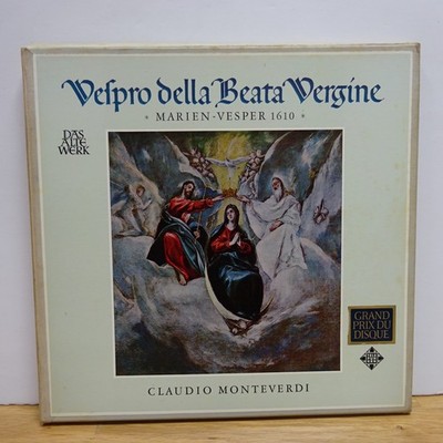 SAWT 9501 02 MONTEVERDI Vespro del Beata VirgineTELEFUNKEN STEREO 2LP BOX EX