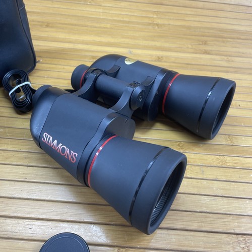 ☑️ SIMMONS Binoculars Model 24152 FULLY COATED OPTICS 10x50 WIDE ANGLE WITH CASE - Picture 11 of 21