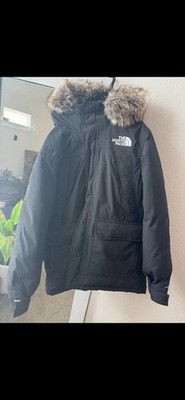 Mens The North Face Mcmurdo 600-Down Parka Insulated Winter Jacket - Black NWT