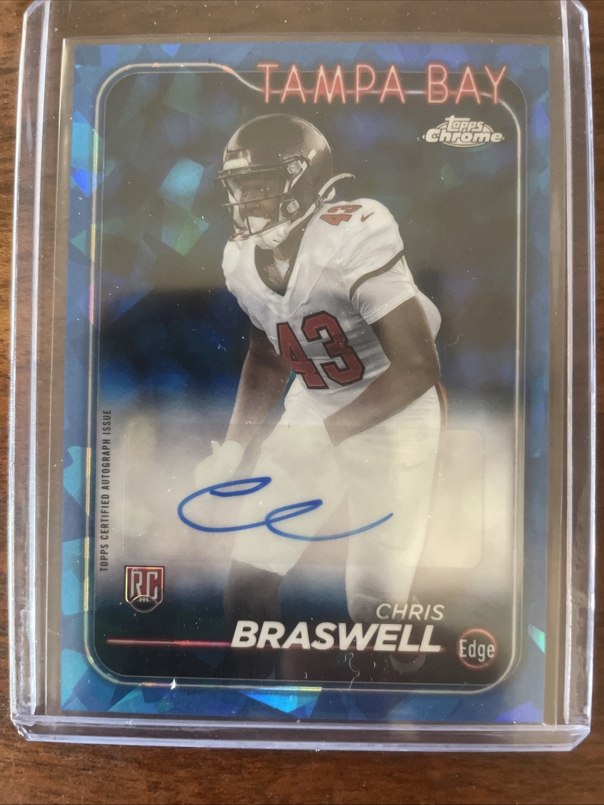 Chris Braswell Topps Chrome Sapphire Rookie Autographs #RACB Base