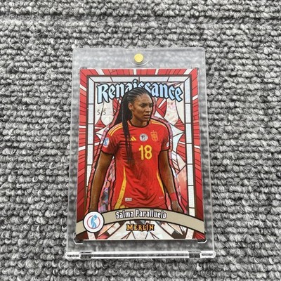 2025 Topps Merlin UEFA Women s Euro Salma Paralluelo Renaissance 5/5 Spain