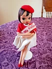 Vintage Bradley Type Be My Valentine Doll 13" 1960’s