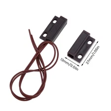 Wired Door and Window Sensor Detector Magnetic Switch NC/NO, Suitable for Home S