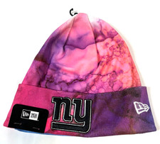 New York Giants NE Pink 2022 NFL Crucial Catch Tie Dye Knit Hat