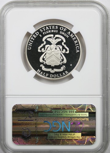 2013-S 5 Star Generals Arnold Bradley 50C NGC PF69 UCAM Modern Commemorative - Picture 2 of 4