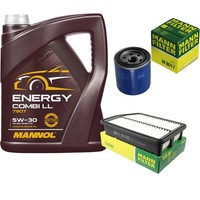 Mann Inspektionspaket 5L Mannol Energy 5W-30 FüR Hyundai I30 1.4 1.6 Gdi