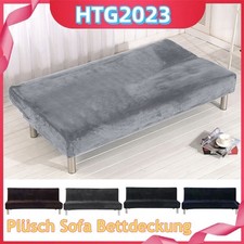 Armless Sofabezug Schonbezug Samt Couchbezüge Schlafsofa Ohne Armlehnen Husse DE