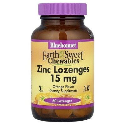 EarthSweet  Chewables, Zinc Lozenges, Orange, 60 Lozenges