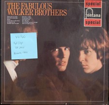 Walker Brothers The Fabulous Vinyl Record LP VG/VG SFL13078 1966