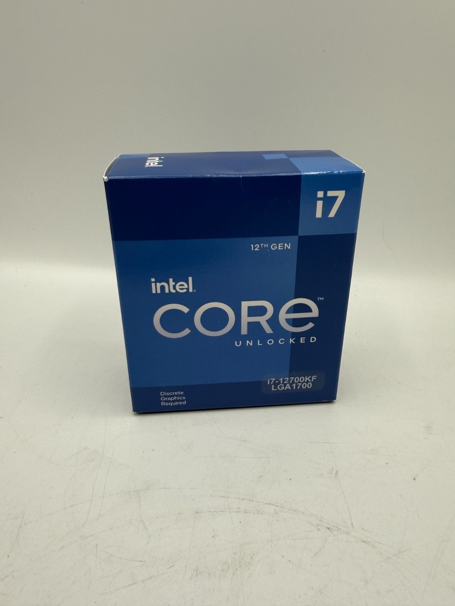 Intel Core i7-12700KF Processor (5 GHz, 12 Cores, FCLGA1700) Box