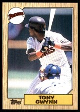 Tony Gwynn 1987 Topps #530 San Diego Padres MLB READ FREE SHIPPING AutographDen