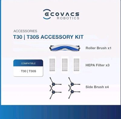Original Ersatzset Deebot T30 PRO/OMNI Bürste & Filter Set ORIGINAL ECOVACS