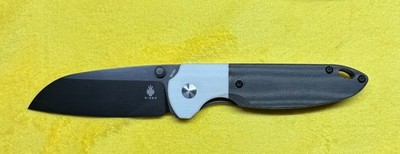 NEW IN BOX Kizer Deviant V3575A2 M390 Blade White G10 & Micarta & Steel Liner