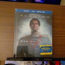 NEW RARE OOP SUPERMAN MAN OF STEEL DIGIBOOK BLU RAY DVD MOVIE 2013