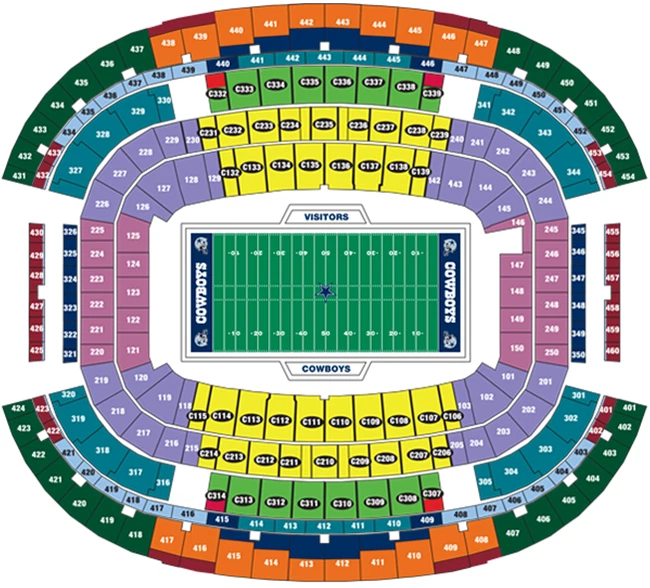2 Tickets Minnesota Vikings @ Dallas Cowboys 12/14/25 Sec 446 Row 20 - Image 2 of 2