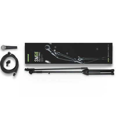 Shure SM58 Mikrofon Bundle mit K&M Mikrofonständer und 6m XLR Kabel