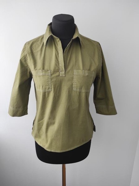 Women Joie Shirt Khaki Cotton 40 / L / 48