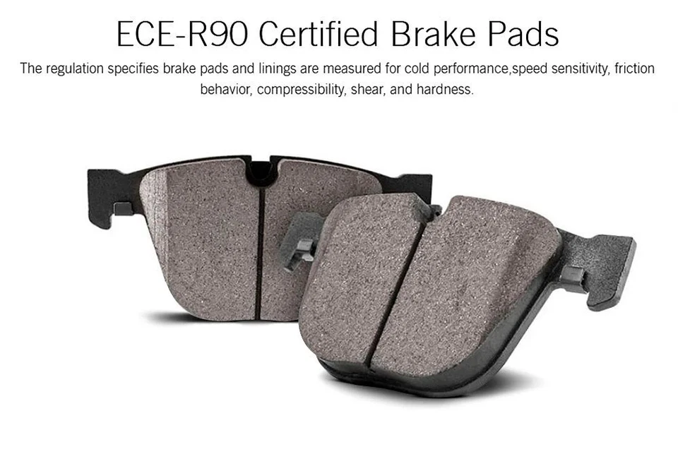 For Mercedes-Benz C240 01-05 Disc Brake Pad Set Euro-Stop Semi-Metallic Front & Foto 2 de 4