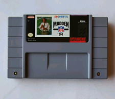 Madden NFL 94 Retro Super Nintendo SNES Cart Only Authentic Tested Working Good