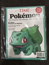TIME Magazine Pokémon Special Edition Bulbasaur 25th Anniversary Collectible