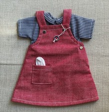 Sasha doll original Blue Gingham Shirt Red Jumper The English Trendon Doll Tag