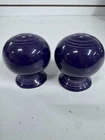 Fiesta Plum Purple Salt & Pepper Ball Shakers Fiestaware Retired 2.5" tall BH