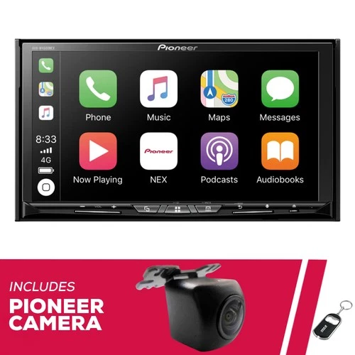 Pioneer AVH-W4500NEX 6.94" 2-DIN DVD Receiver & NB-BC011 Front/Rear View Camera