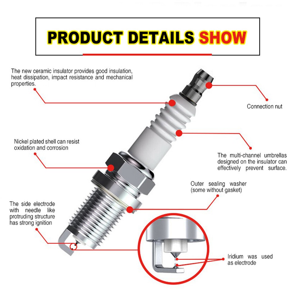 6 Pack Spark Plugs Denso Iridium TT for LEXUS RX330 20042006 V63.3L