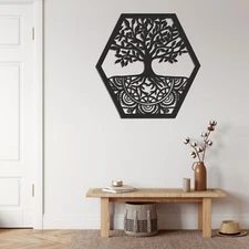 Tree Of Life Metal Wall Art, Metal Wall Decor, Home Decor Wall Art, Wall Sign