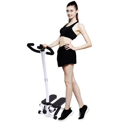 Fitness Stepper Boden 150kg/330.69lbs Stehend Übung Schrittmaschine Mit Lenker