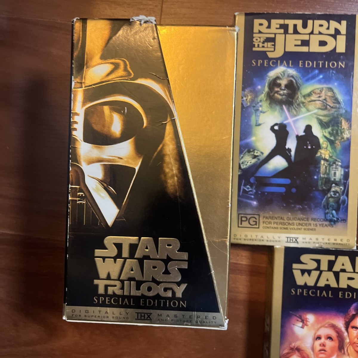 STAR WARS TRILOGY　ＶＨＳ Star Wars Trilogy VHS Boxset. | Robs Retros