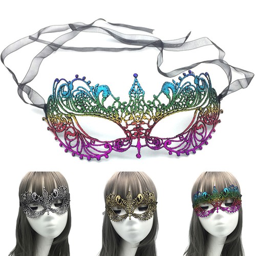 Black Lace Eye Mask Sexy Masquerade Face Eyemask Women Party Bed Elegant Hollow# - Picture 5 of 22
