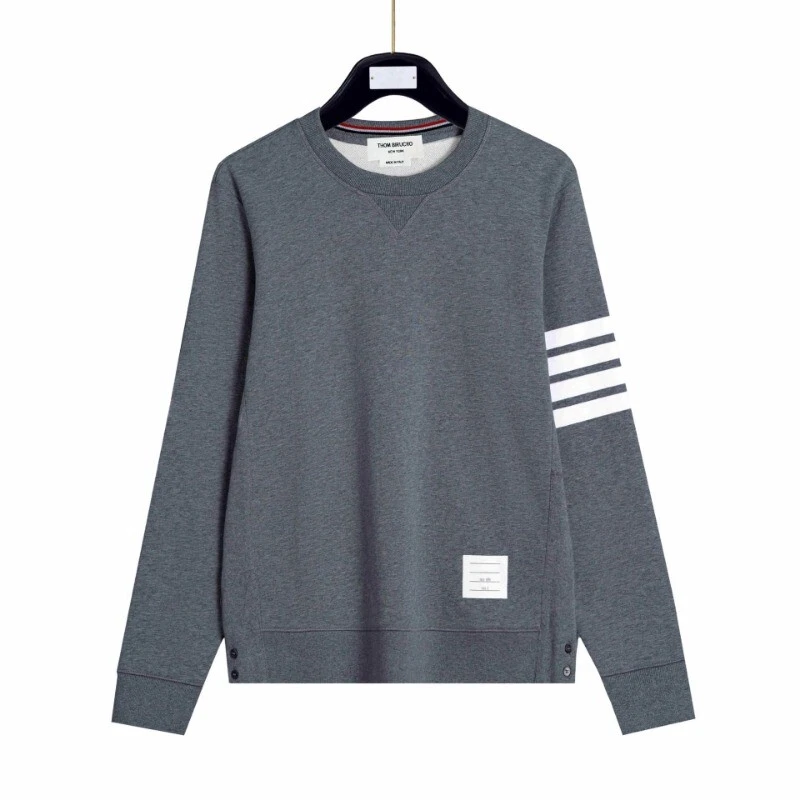 Felpa girocollo Thom Browne donna casual con cappuccio