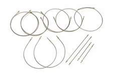 Stainless Steel Brake Line Kit. All Lines Cut To Length And Flared With Fittings