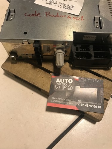 Autoradio CD Renault Scenic II 8200562686 Code Livré Avec - Photo 3/5