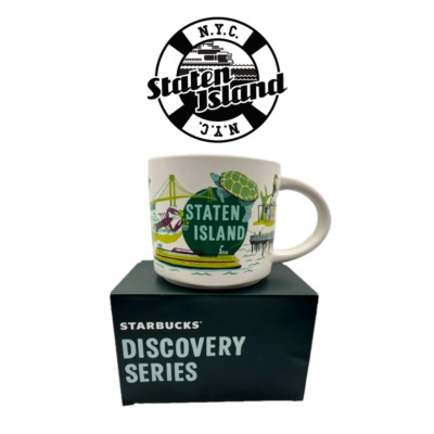 Starbucks New York City Coffee Mug Discovery The Boroughs Series Staten Island