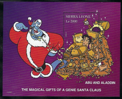 Sierra Leone - 1981 8v. + 2 S/S Disney Aladdin Christmas - Picture 6 of 6