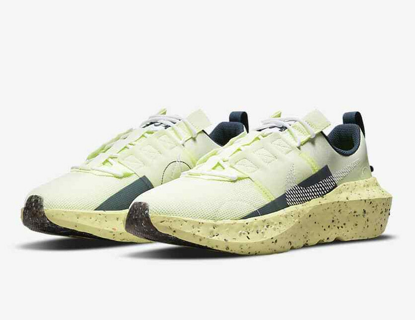 Nike Crater Impact Shoes Lime Ice/Armory Navy-White DB2477-310 US Men Size 