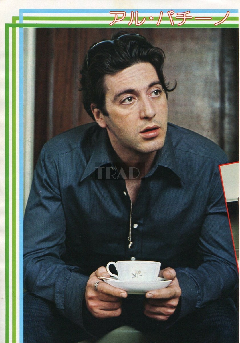 pacino  AL PACINO in London 1978 JPN Picture Clipping 2-SHEETS ni/t