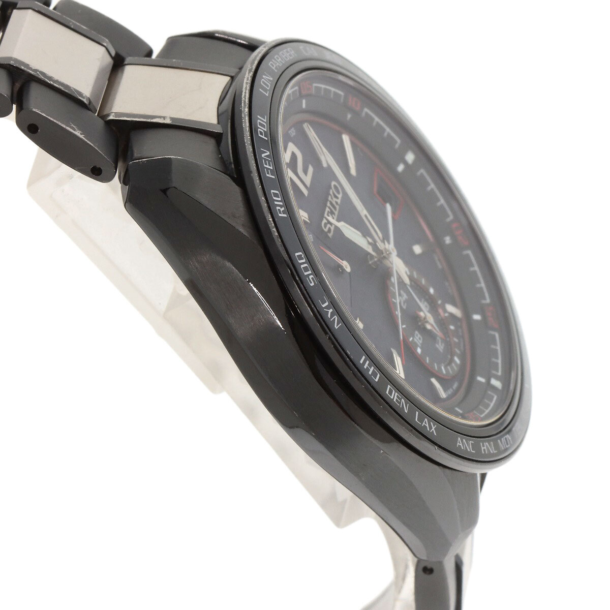 SEIKO Brightz SAGA267 8B63-0AS0 Solar Radio Titanium Black Dial 