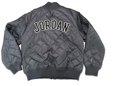 Nike Air Jordan Jumpman Bomber Jacket Kids YM 10-12 Embroidered Jordan Quilted
