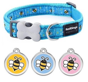red dingo bumble bee collar