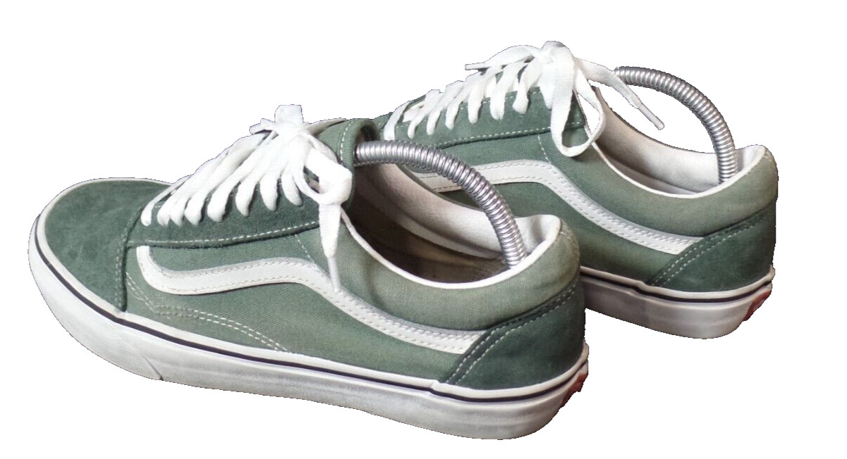 VANS Old Skool Deep Grass Green 751505 Men's Size 9- Great Shoes