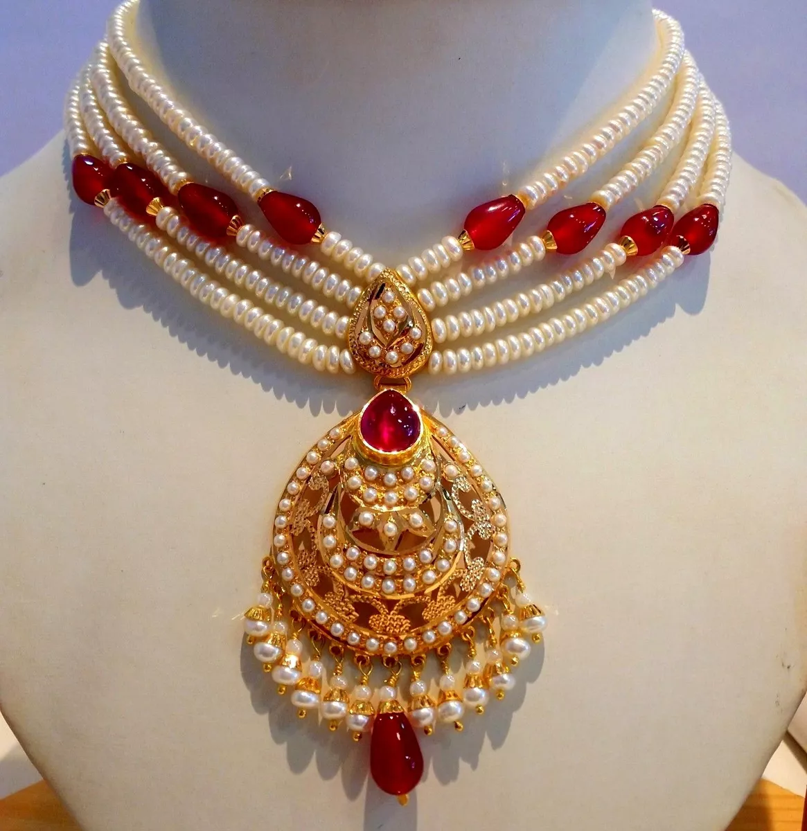 Punjabi necklace deals design