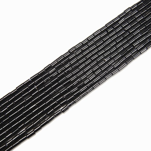 Mix Gemstone Smooth Round Tube Beads Size 2x4mm 15.5'' Strand - Picture 4 of 10