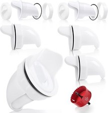 DIY Chicken Feeder Port, Automatic Chicken Feeders No Waste 6 port for feeding