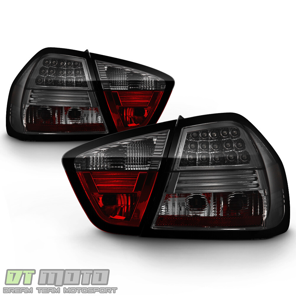 Smoked 2005-2008 BMW E90 3-Series Sedan Lumileds Tail Lights Smoked 2005-2008 BMW E90 3-Series Sedan Lumileds Tail Lights