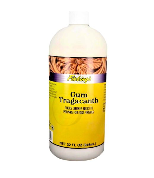 Fiebing's Gum Tragacanth for Leather Edge Burnishing and Finishing 32oz
